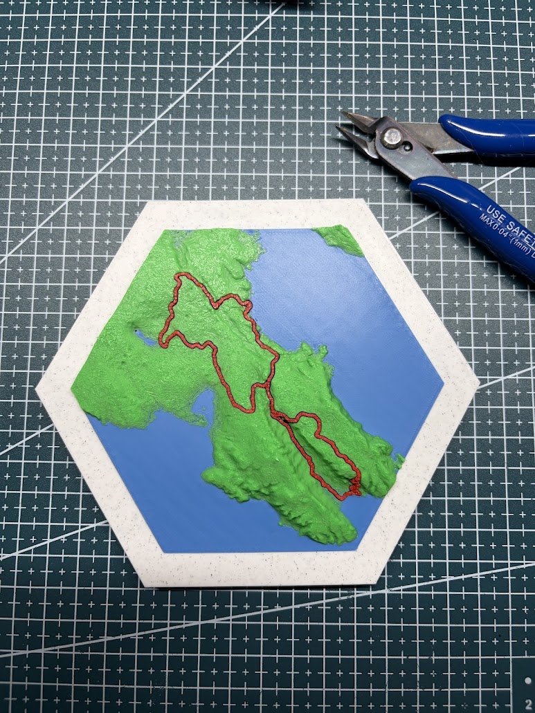 Kvarner topographic Single Tile